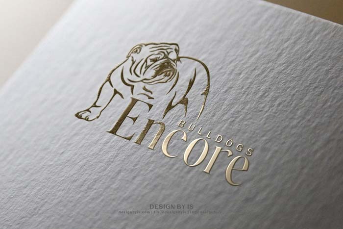 Encore bulldog logo